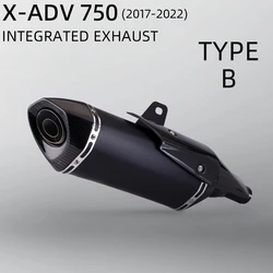 Tubo escape medio Honda X-ADV 750 Forza 750 silenciador de carbono