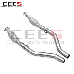 Downpipe CEES con catalizador Ford Mustang V6 3.7 2012-2013