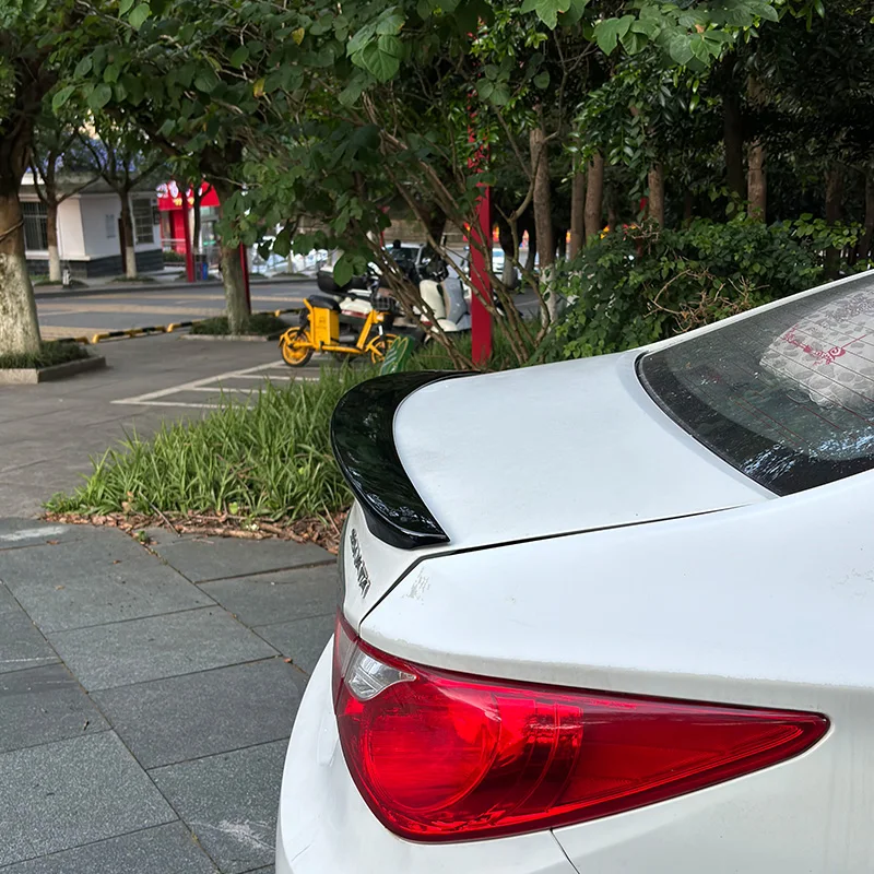 Alerón trasero para coche, accesorio de plástico ABS para el techo de la ventana trasera del maletero, para Hyundai Sonata 8th, 2010-2014 - imagen 4