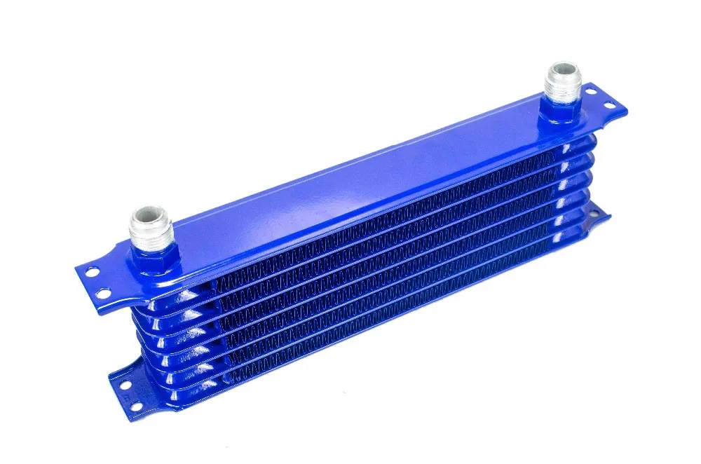 Refrigerador de Aceite Universal 7 Filas 10AN Kit Motor Transmisión Azul - PQY5107B - imagen 5