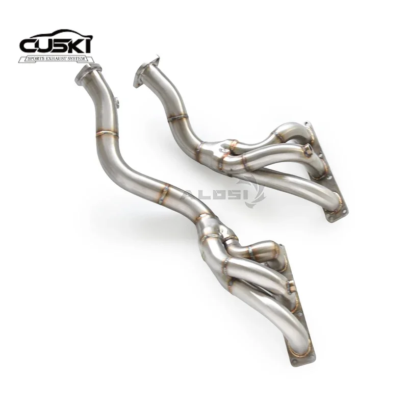 Colector de escape sin catalizador BMW E39 M54 3.0 acero inoxidable - imagen 4
