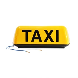 Luz magnética para taxi, señal de techo impermeable 12 V