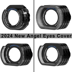 Máscara LED ojo de ángel 5D para faros universales de coche