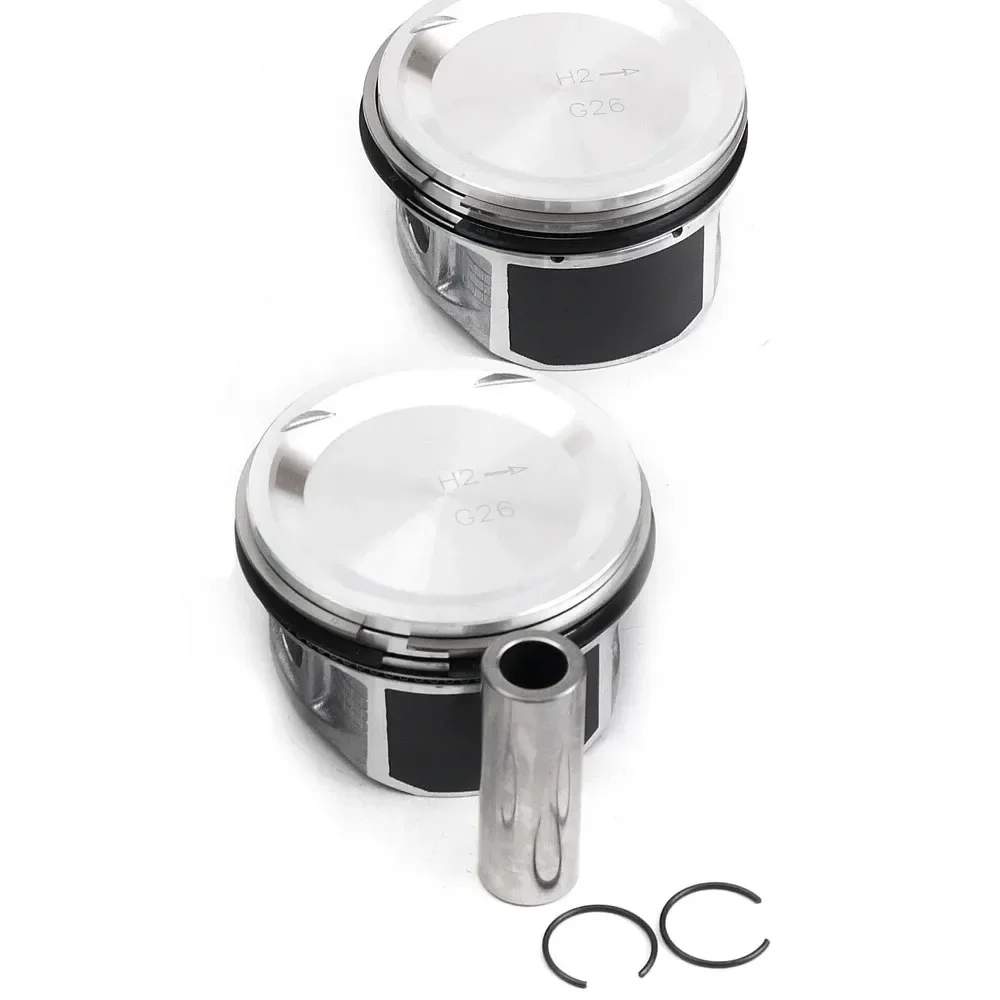 5x pistones de motor con juego de anillos aptos para 2,5 L T B5254T L5 Gas para Volvo S40 S60 S80 C30 C70 XC90 2.5T T5 30731508   STD Oversize 0,5 - imagen 4