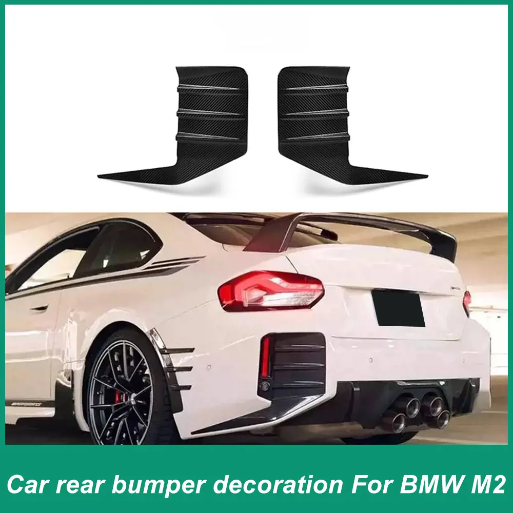 Divisor fibra de carbono BMW M2 G87 parachoques trasero