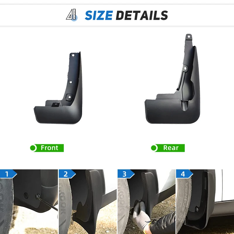 Protector guardabarros Toyota Highlander Hybrid XU70 2020-2023 - imagen 3