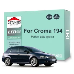 Bombillas LED Canbus interiores para Fiat Croma 194 2005-2010