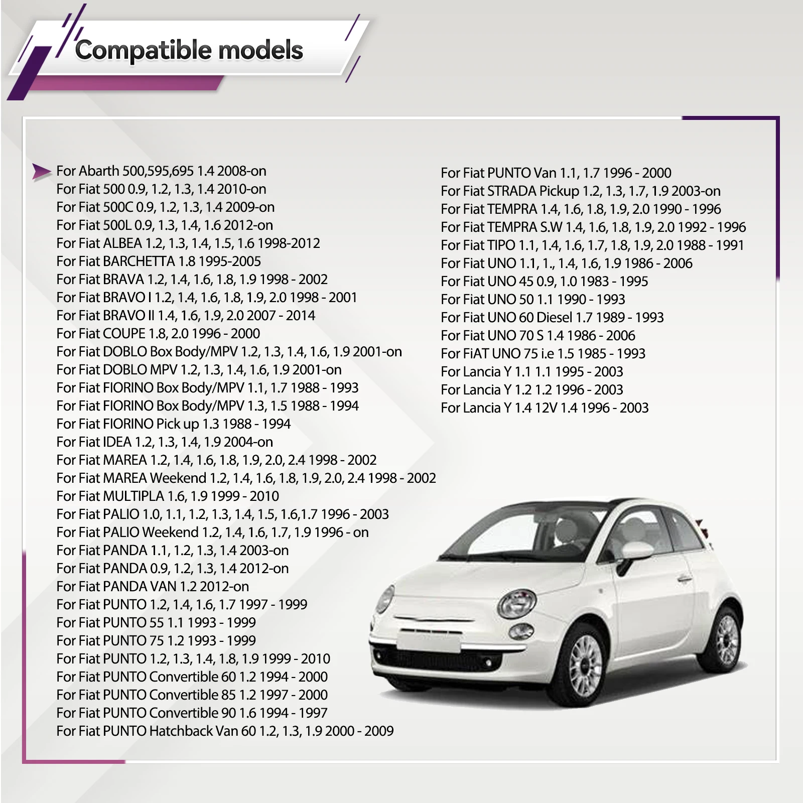 4170605 Cubiertas de pedal de embrague y freno para Fiat y Lancia - imagen 3