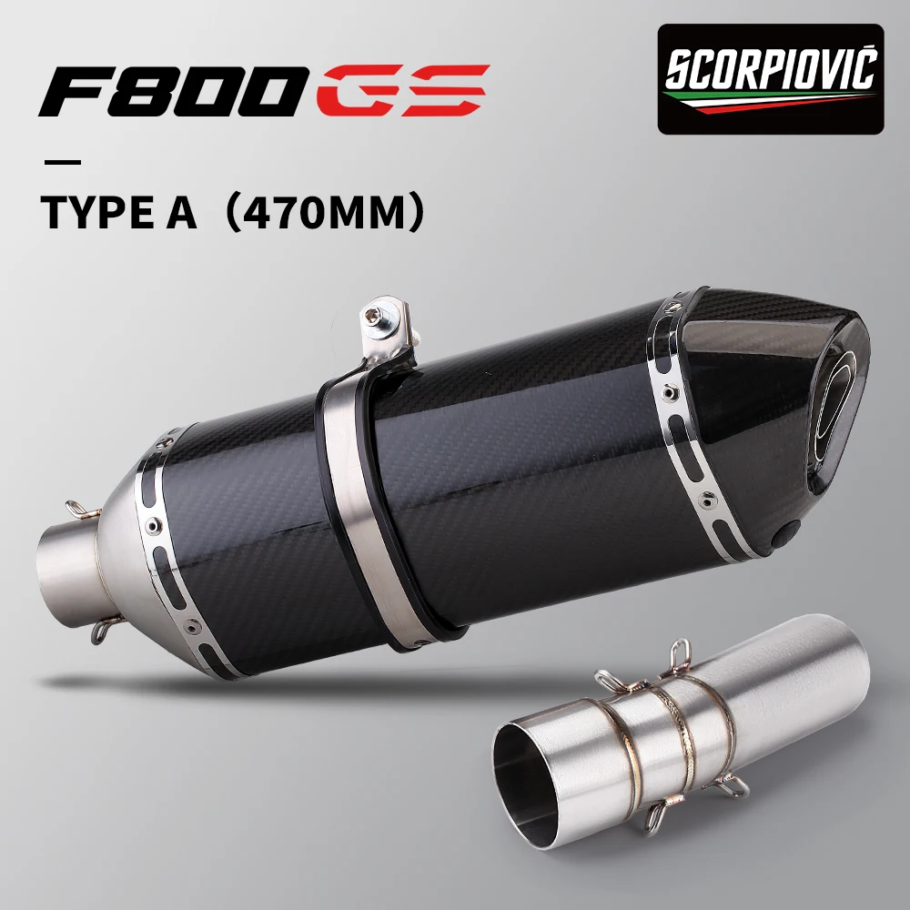 Tubo intermedio de escape de acero inoxidable para BMW F 800 GS
