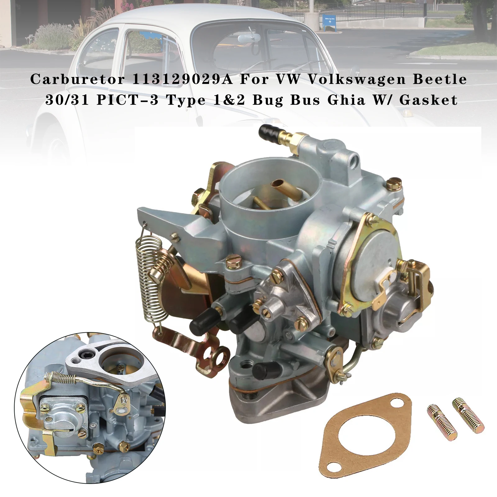 Carburador Artudatech 113129029 A para Volkswagen Beetle