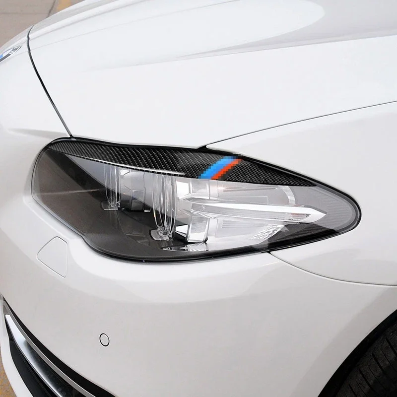 Cejas faros fibra de carbono BMW F10 Serie 5 2010-2016