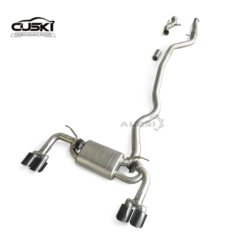 Escape trasero deportivo BMW 440i F32/F33/F36 B58 acero inoxidable - imagen 3