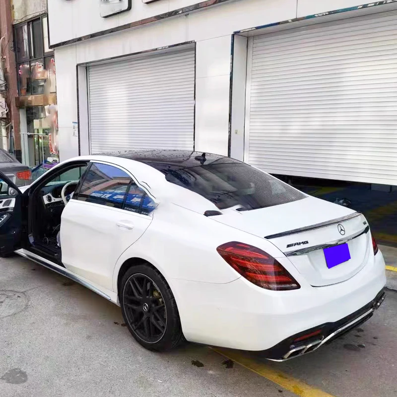 Mercedes Alerón ABS W222 S350/S500 negro brillante para maletero - imagen 3
