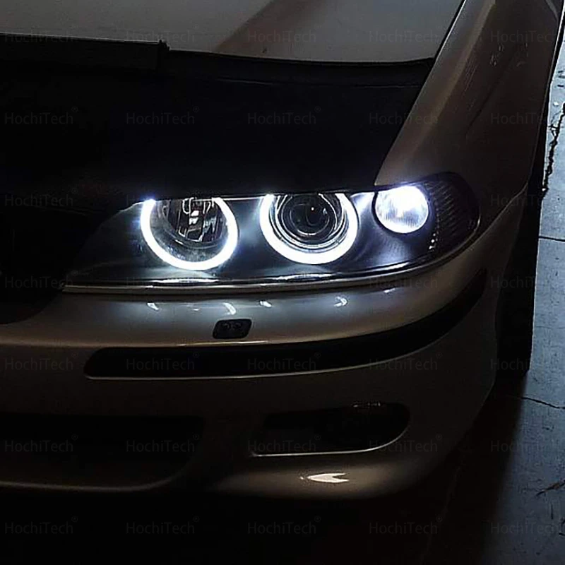 Ojos de Ángel LED Blancos Compatible BMW E39 E60 E61 Serie 5 - imagen 5