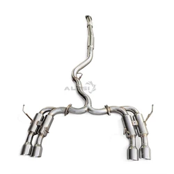 Escape catback Subaru WRX STI 2.5T válvula inox alto rendimiento