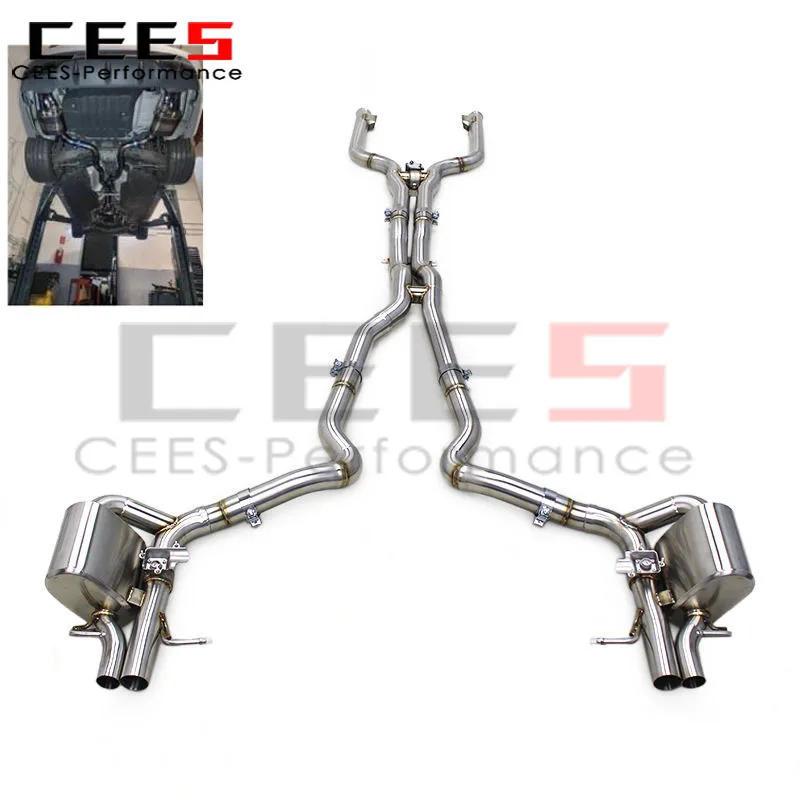 Sistema de escape Edades con válvula OEM – AMG W205 C63/C63S 4.0T