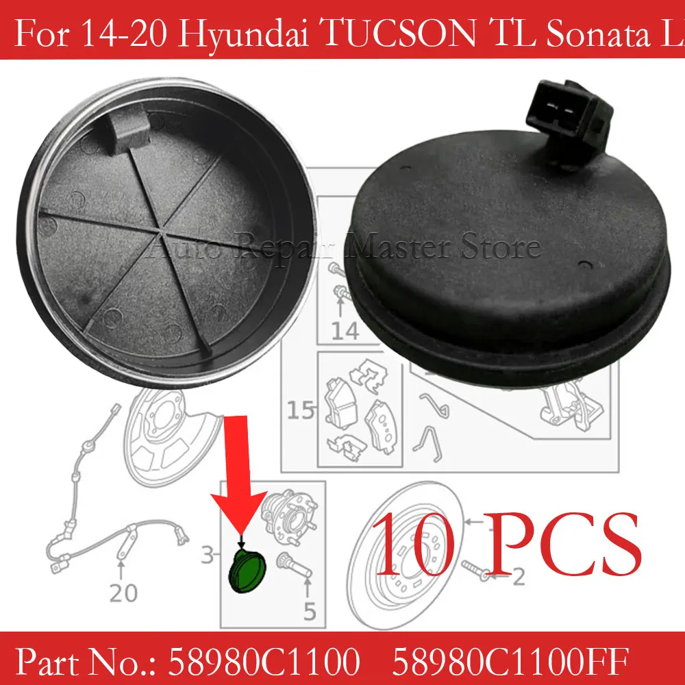 Sensor ABS trasero 58980C1100 para Hyundai y Kia
