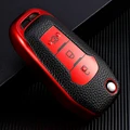 red  key case