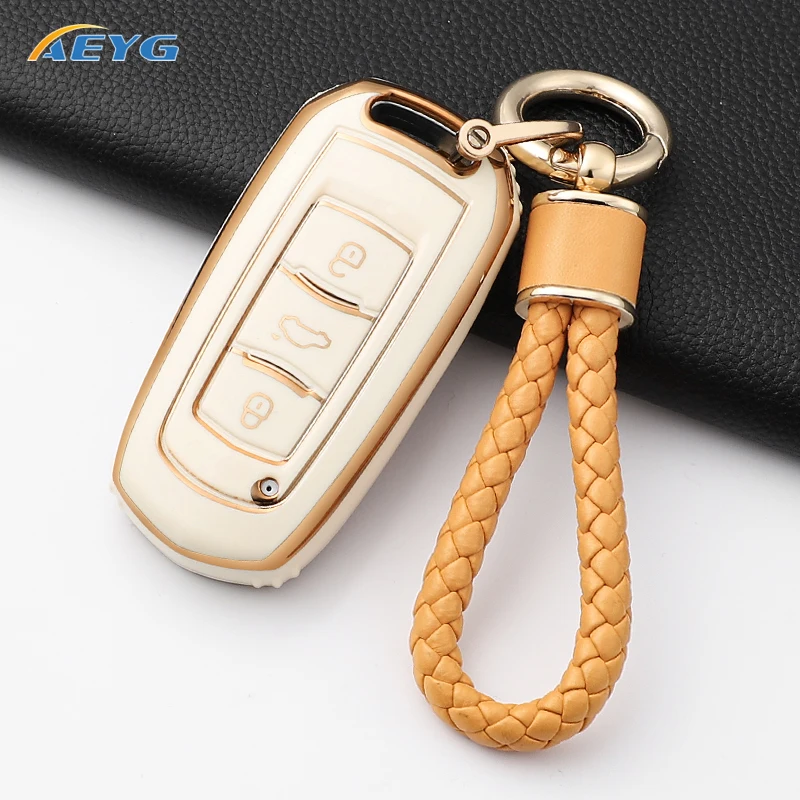 Detalle del ajuste de la carcasa para mando Geely