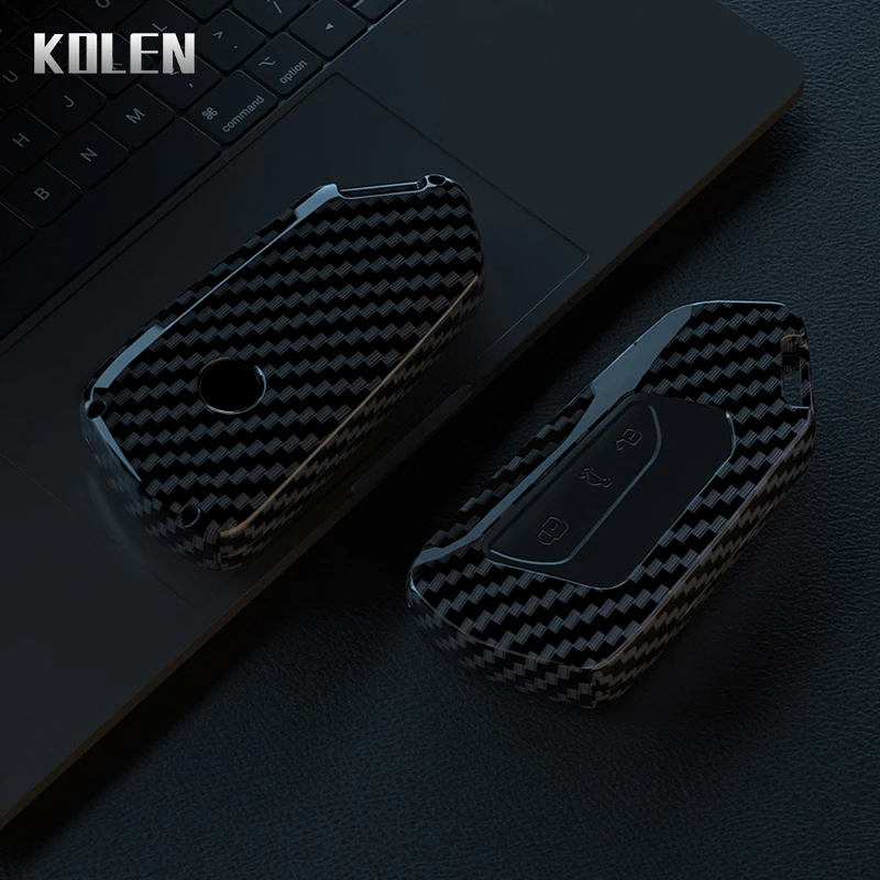 Funda fibra carbono FM01 para llave VW Golf 8 / Skoda Octavia / SEAT Leon - imagen 5