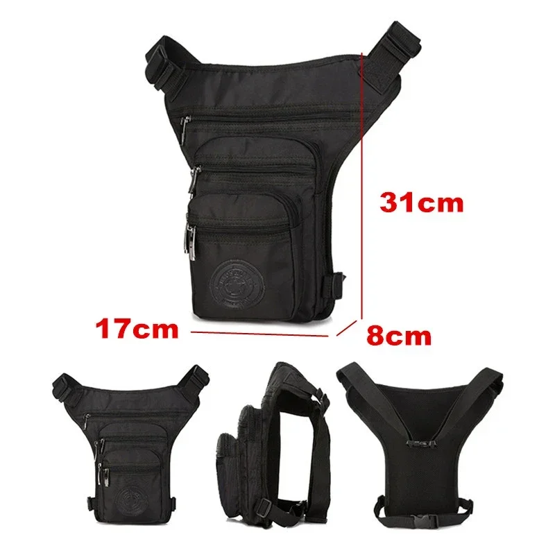 Riñonera impermeable nylon para moto – Bandolera cinturón senderismo - imagen 2