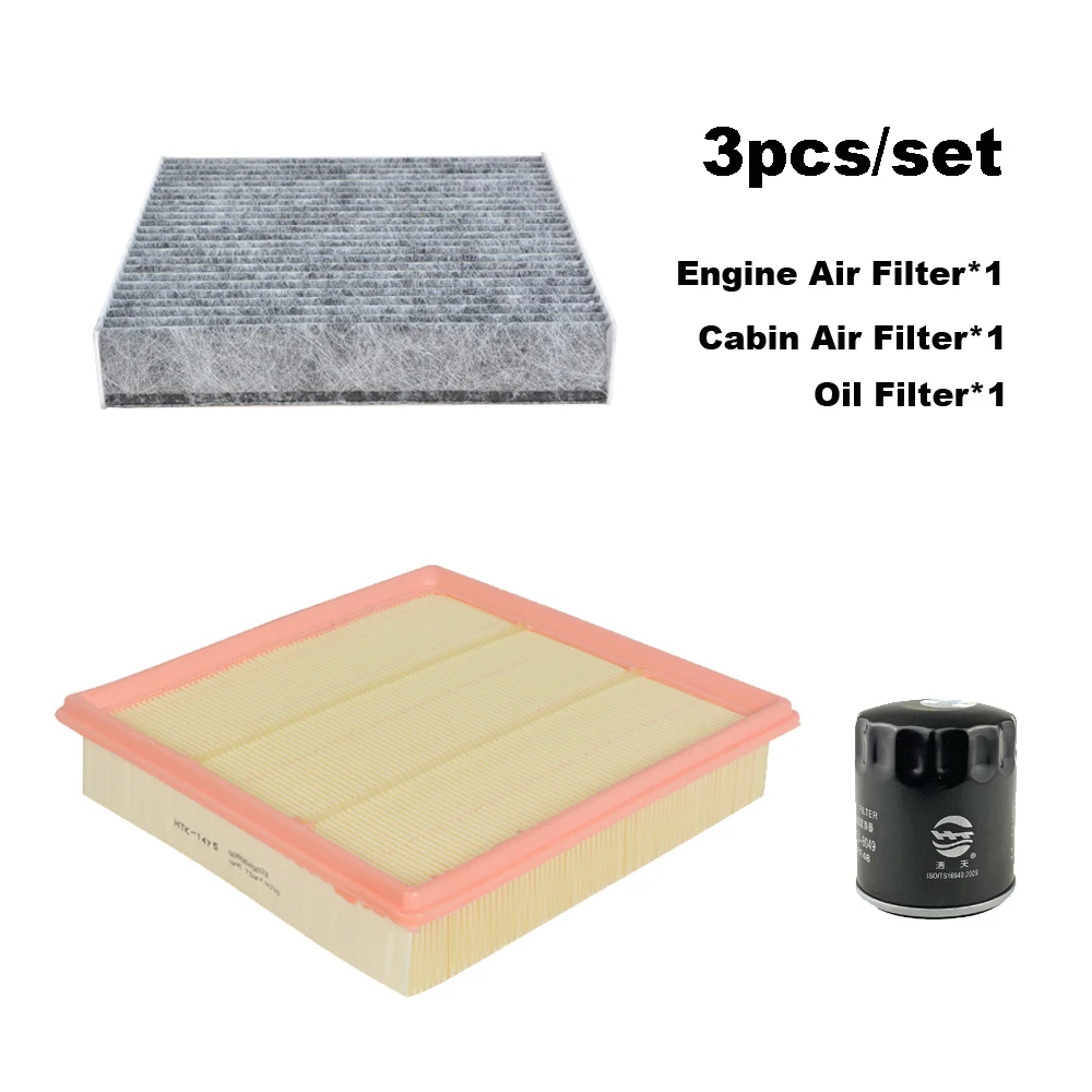 Kit de filtros de aceite, aire y habitáculo para Lynk & Co 06 1.5T