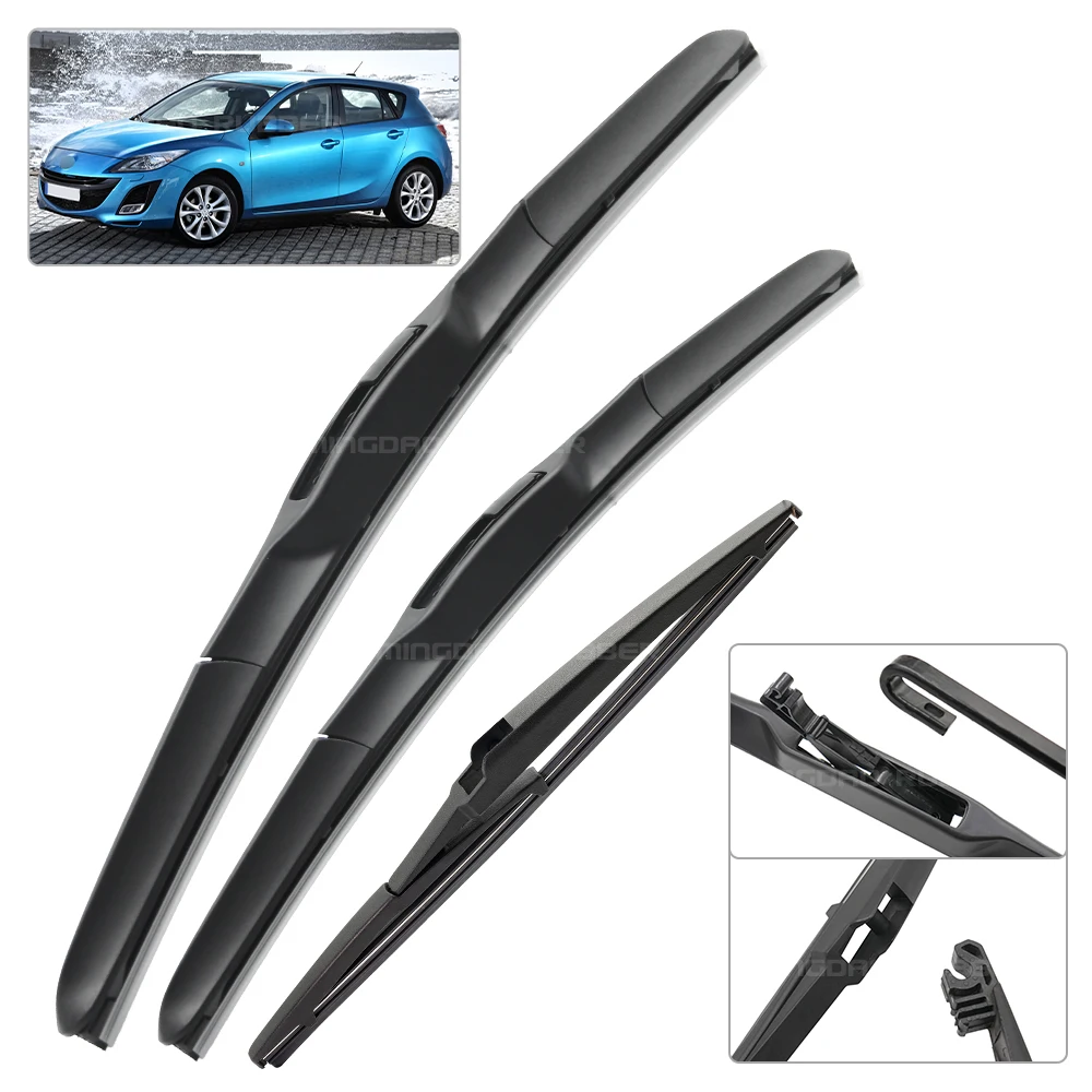 Kit escobillas limpiaparabrisas Mazda 3 BL 2009-2013 - imagen 2