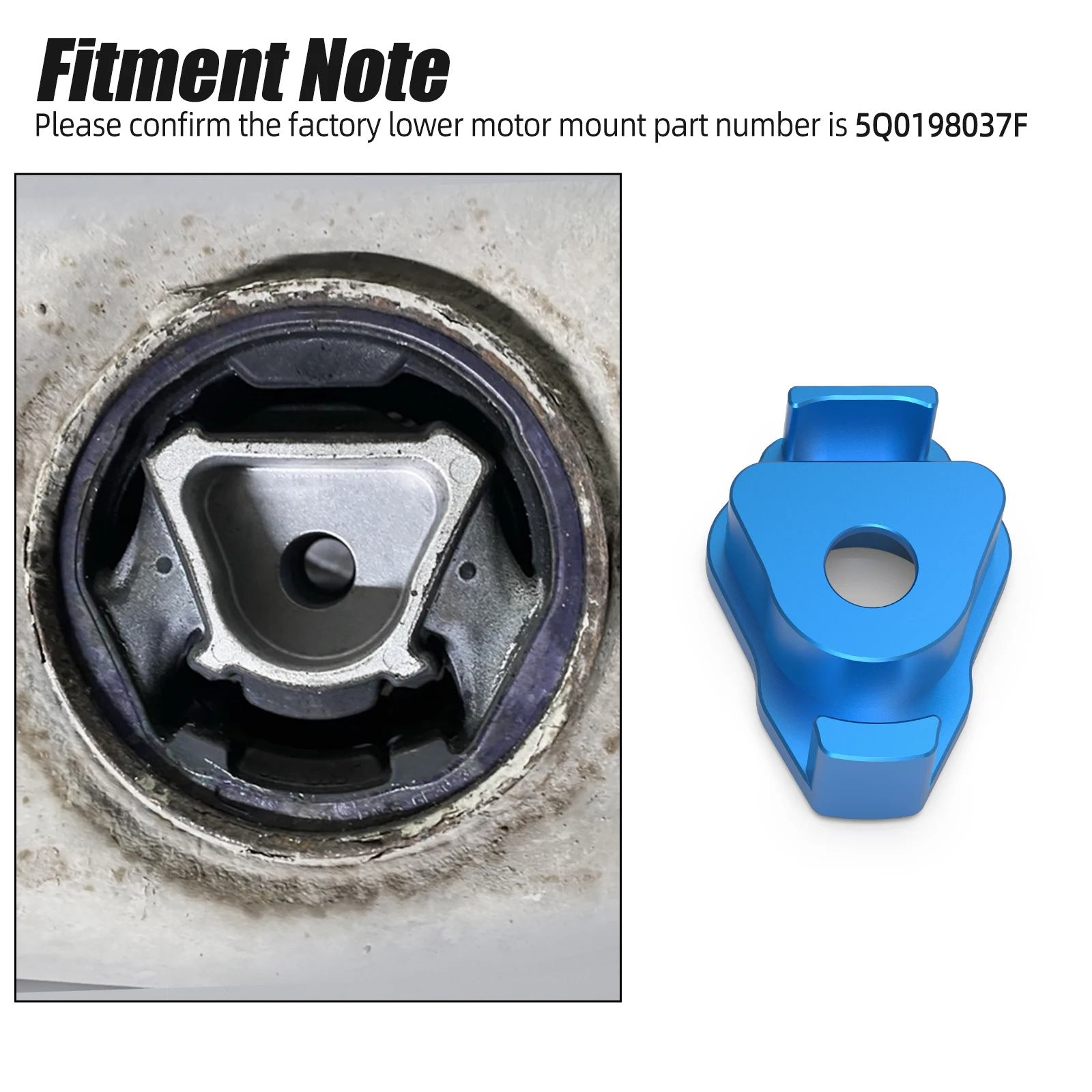 Buje soporte motor MQB Audi A3/RS3 8V-8Y, VW Golf 7/8 - imagen 2
