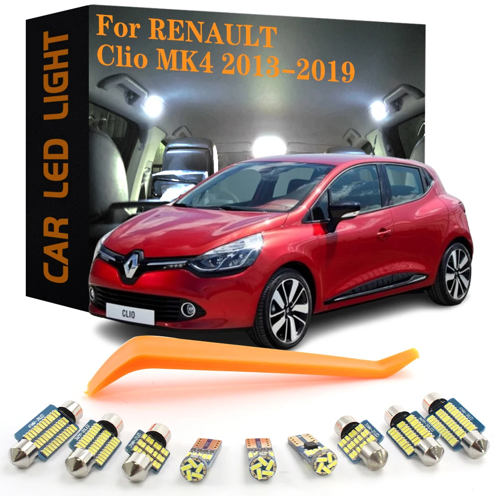 Luces LED interiores Canbus sin error – Renault Clio 4 MK4 2013-2019