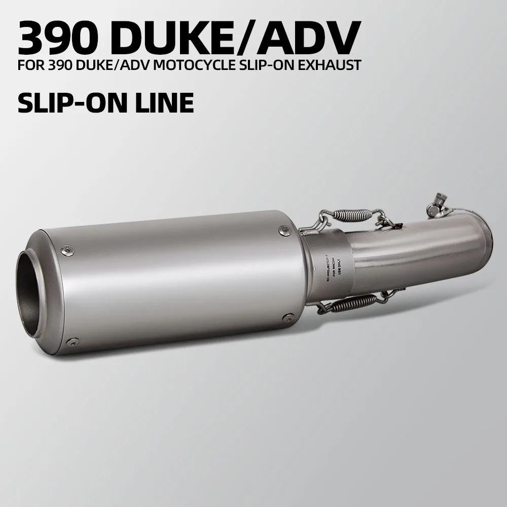 Escape slip-on con tubo intermedio para 390 y 250 Adventure