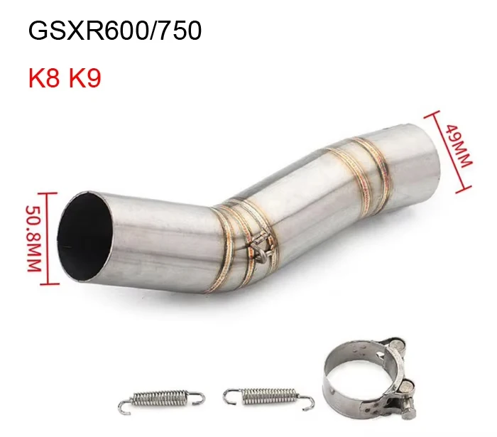 Tubo intermedio Suzuki GSXR 600 750 K6-K15 51mm