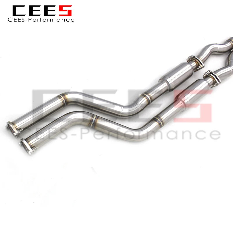 Escape cat-back CEES de acero inoxidable para BMW M3 E46 - imagen 5