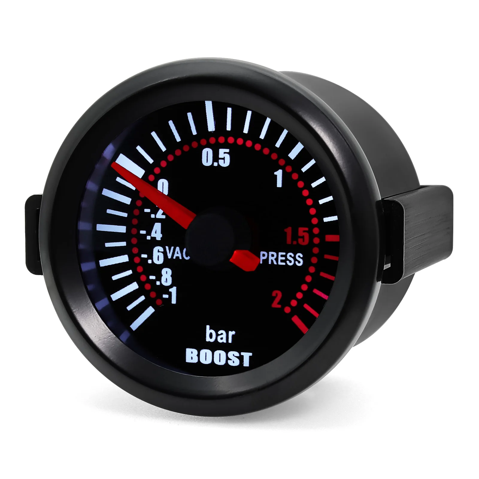 Kit medidores 52mm lente de humo 12V: presión, RPM, turbo, agua, vacío - imagen 5