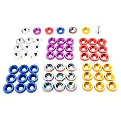 Tornillos decorativos M6 para matrícula con arandelas JDM universales