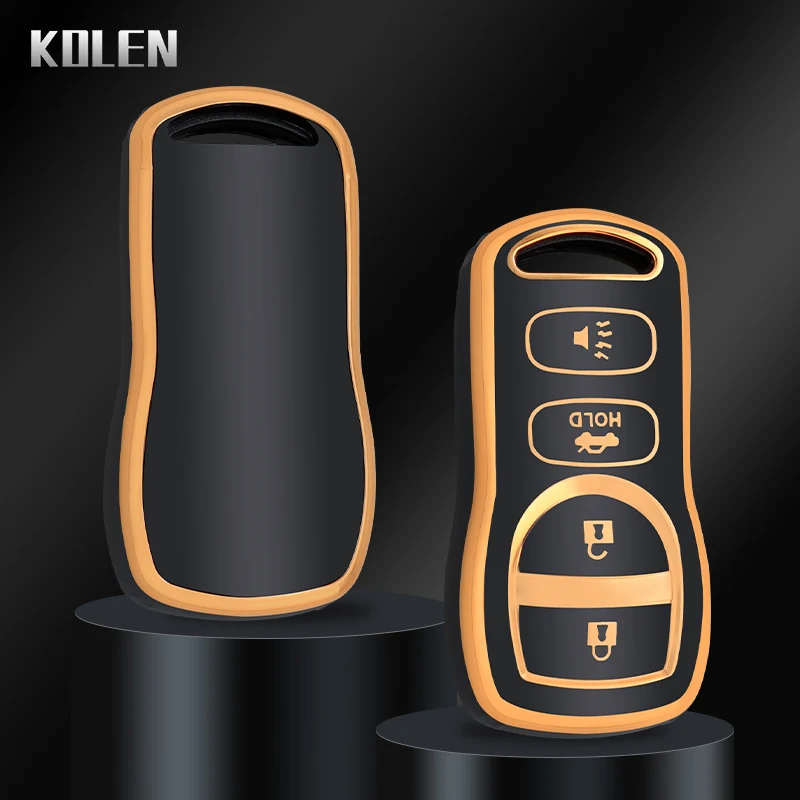 Funda de TPU para llave remota de coche, carcasa Fob para Nissan Armada Frontier, Murano, Pathfinder, Quest, Titan, Xterra, accesorios Infiniti - imagen 4