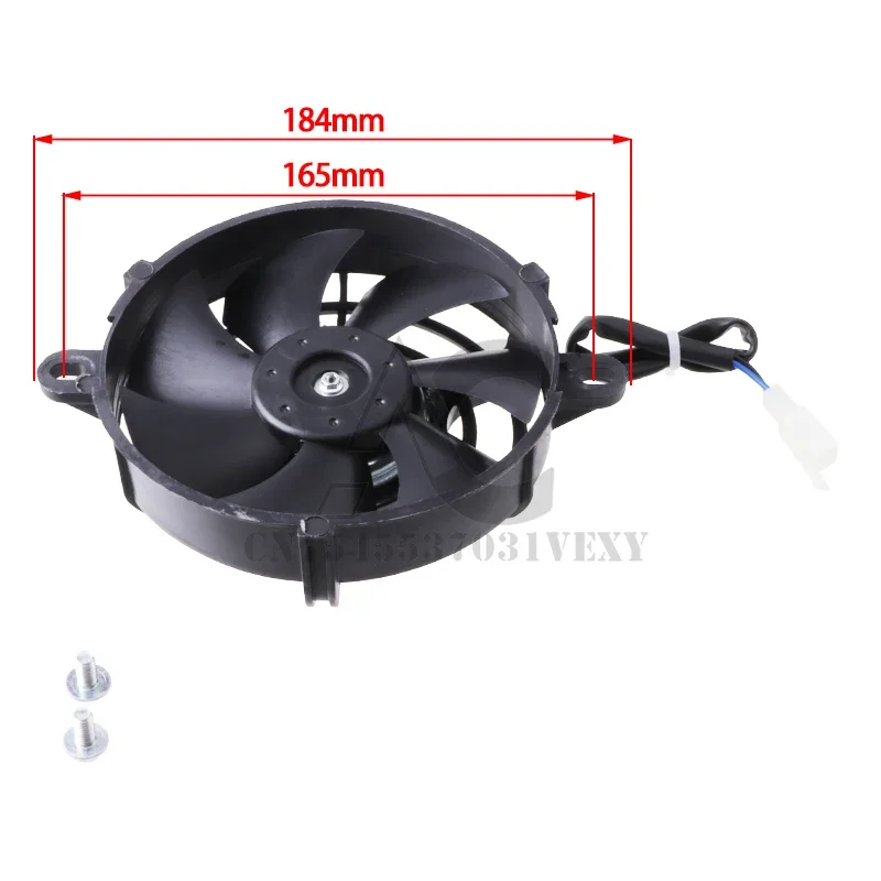 Radiador ATV/Quad con ventilador para motores 150-250 cc - imagen 3
