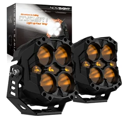 Barra LED de trabajo Novsight 60 W, 6 pulgadas para 4x4