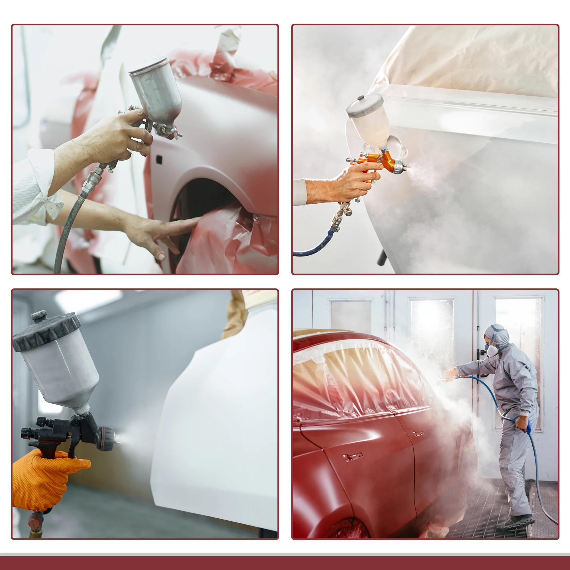 Película protección pintura X Autohaux 10m – soporte naranja y amarillo - imagen 2