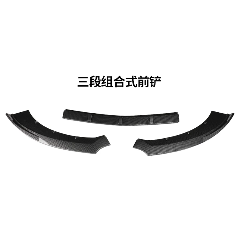 Splitter delantero JC Style para Ford Mustang 2015-2021, negro - imagen 2