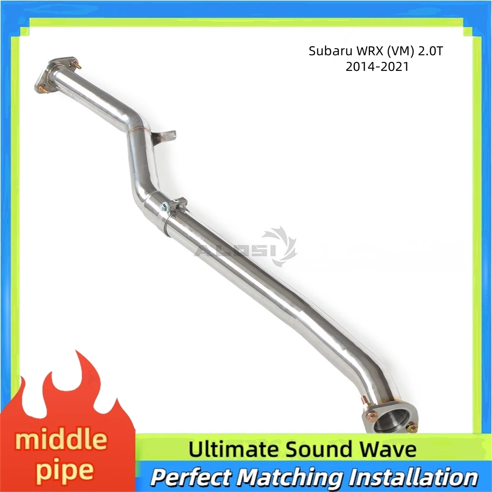 Tubo escape acero inoxidable Subaru WRX 2.0T 2014-2021