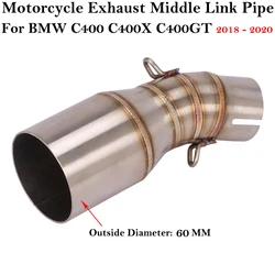 Escape slip-on BMW C400 GT de acero inoxidable silencioso 2018-2020