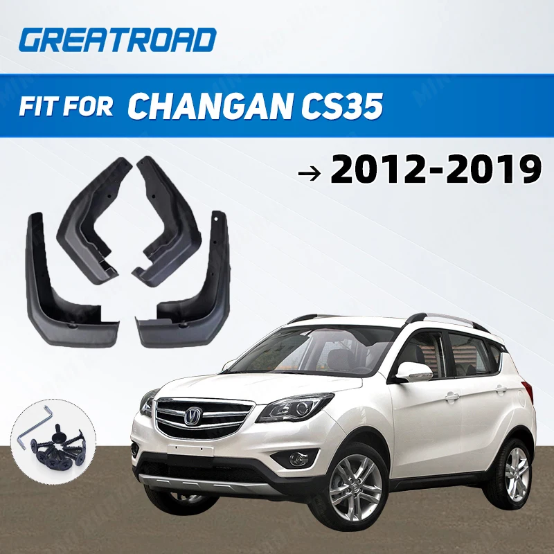 Guardabarros Changan CS35 2012-2019 – Juego protección salpicaduras