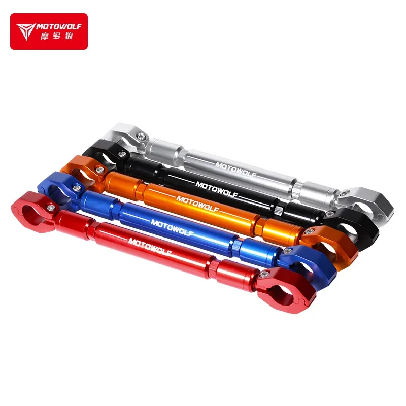 Manillar aluminio diámetro variable refuerzo barra transversal – moto - imagen 2