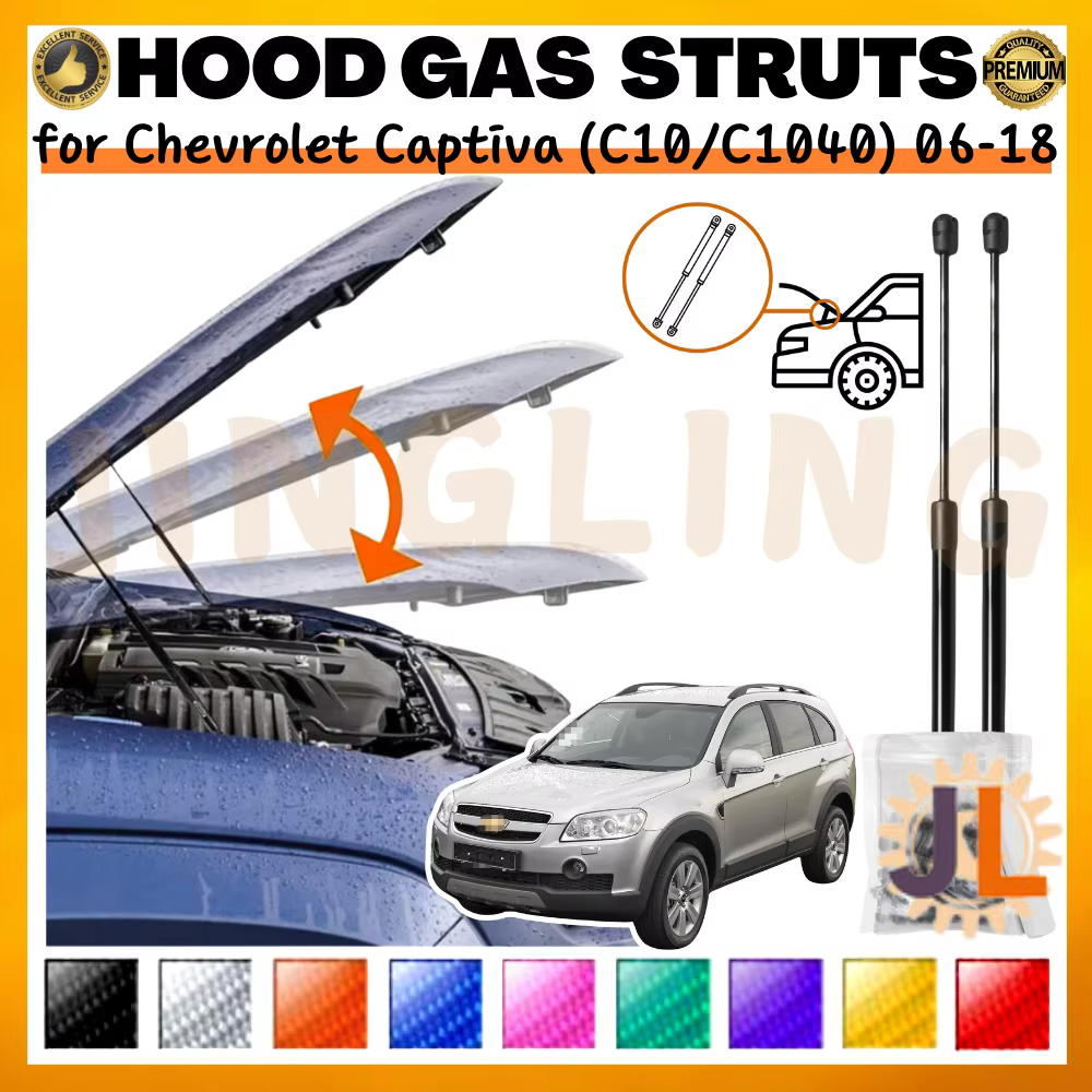 Puntales de capó gas Chevrolet Captiva C100 C140 2006-2018