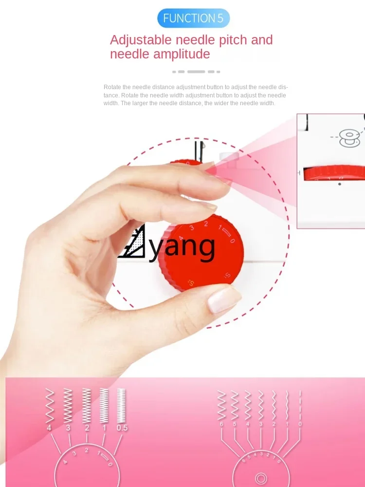 Máquina de coser eléctrica CX con pedal multifunción de escritorio - imagen 4