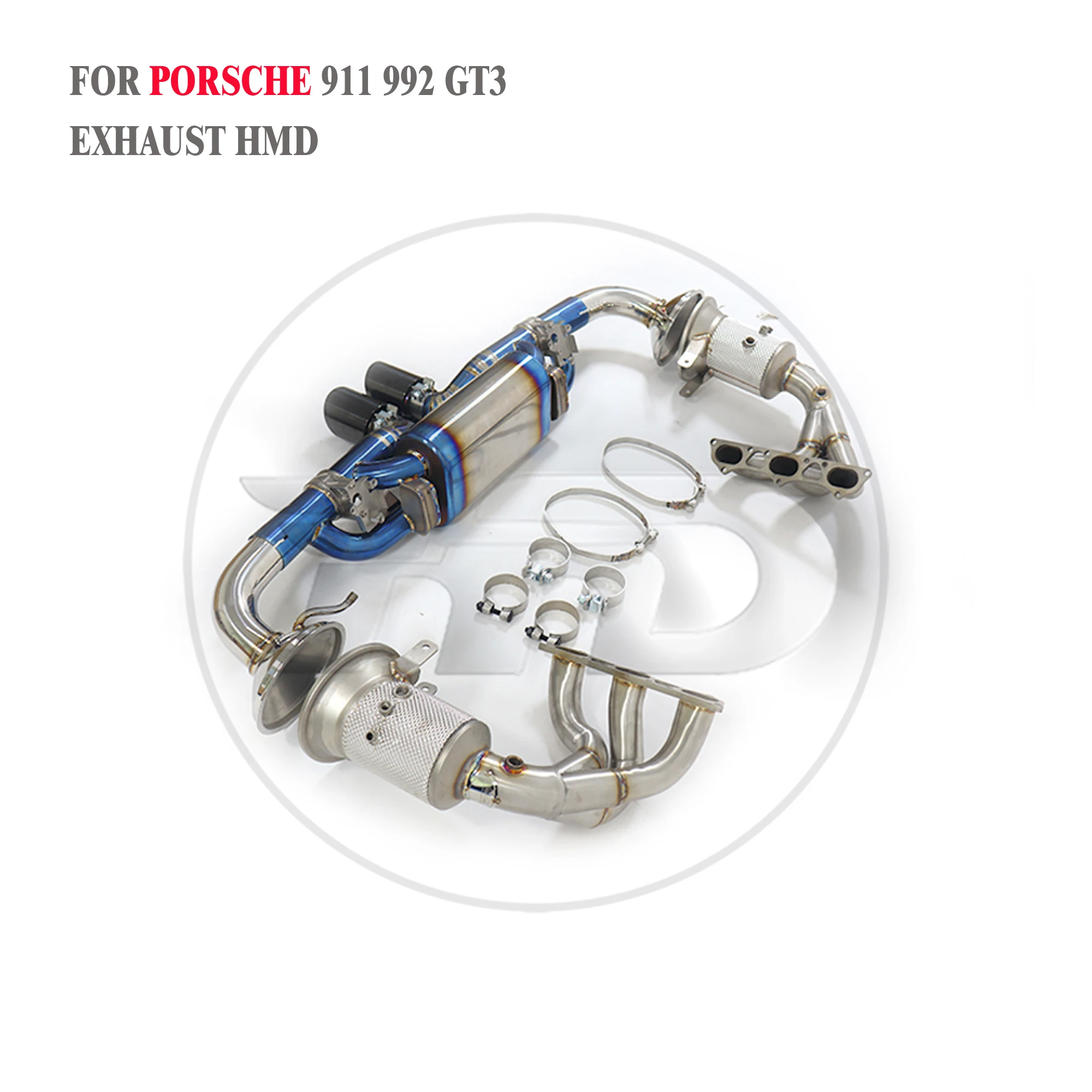 Escape titanio HMD alto flujo – Porsche 911 992 GT3 - imagen 5