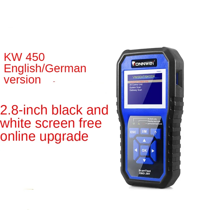 KW450 escáner diagnóstico OBD2 multifunción universal