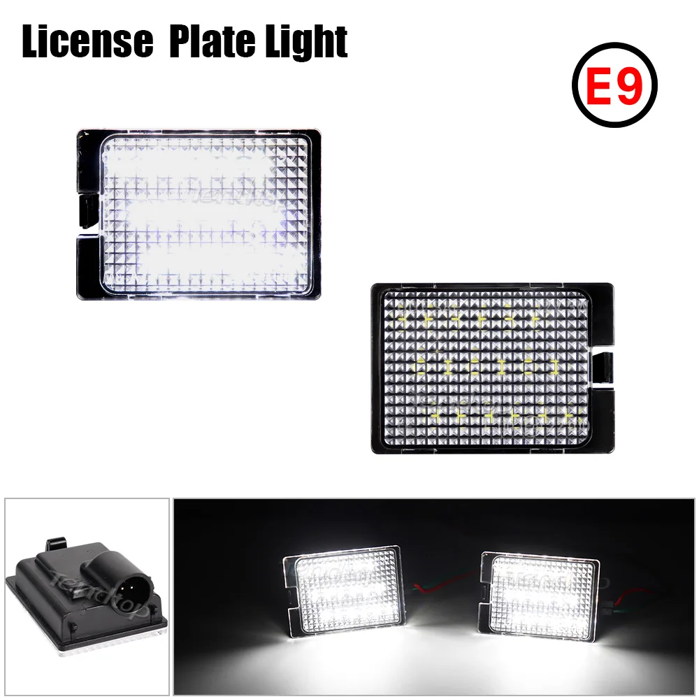 Para Dodge Durango 2014 2015 2016 2017 2018 2019 2020 2021 2022 2023 2024 LED lámpara de etiqueta blanca luz de matrícula blanca sin Error - imagen 3