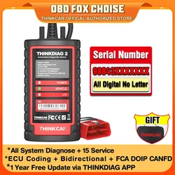 ThinkDiag 2 Herramienta de diagnosis multimarca OBD2 con codificación