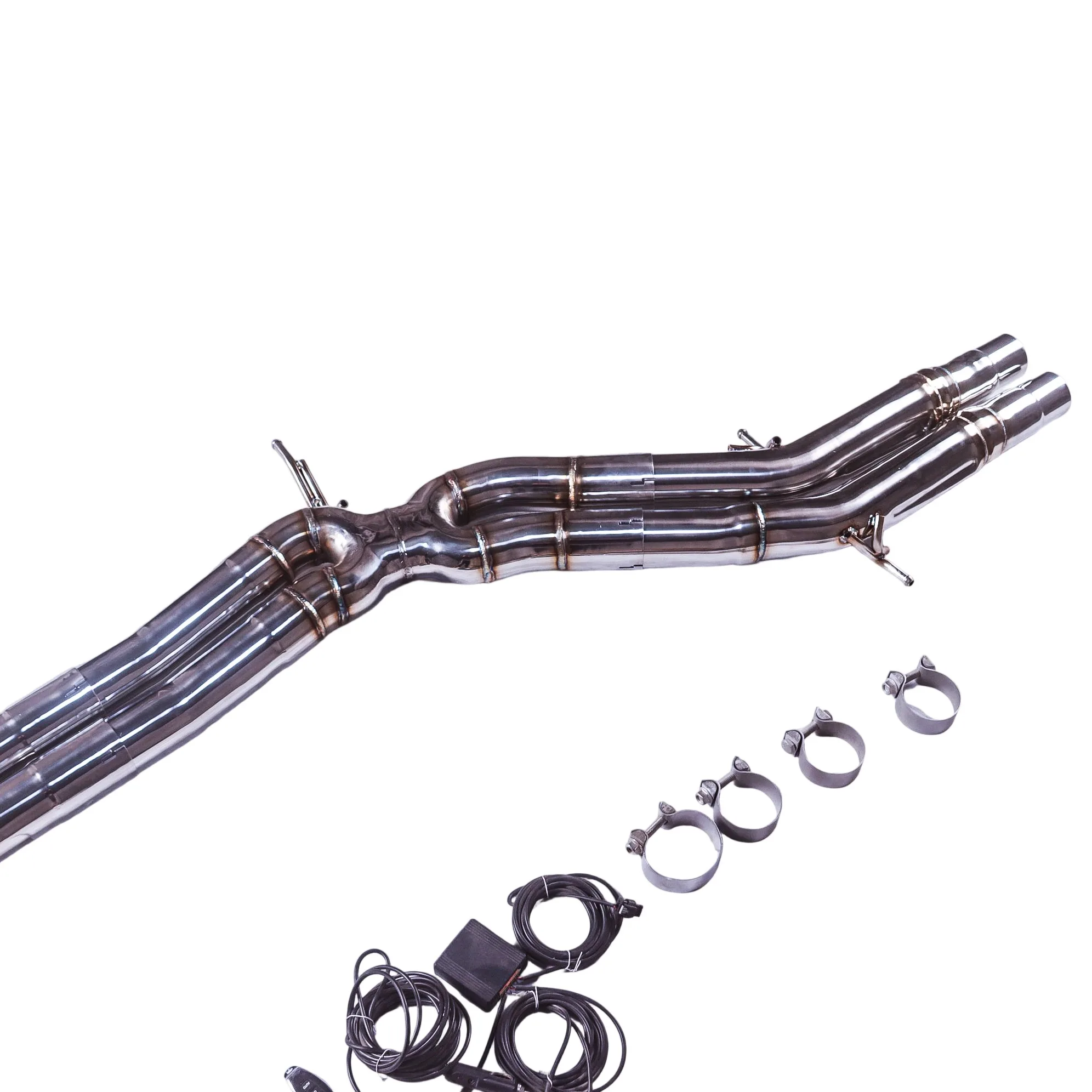 Escape catback Porsche Cayenne 3.0 2019-2022 válvula eléctrica - imagen 3